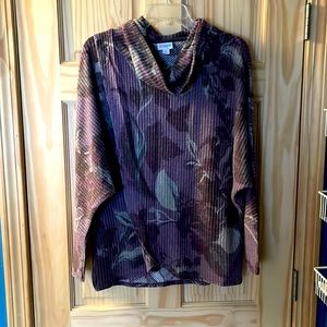 Cowl neck sweater lularoe sz M